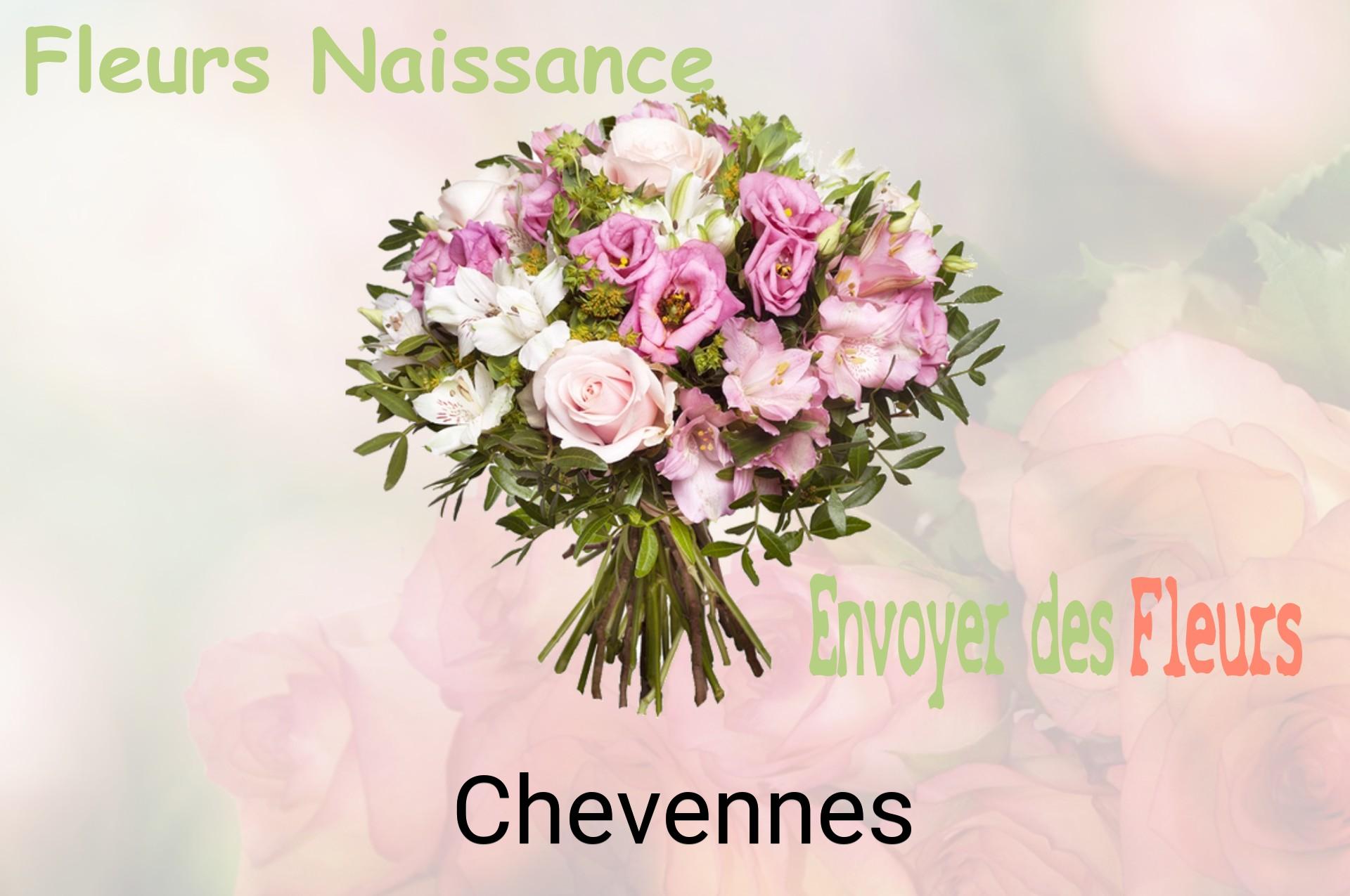 Bouquet de fleurs de naissance livré à Chevennes